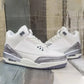 AJ 3 Sail/Metallic Silver Shoes Sneakers – nk0004372 image 7