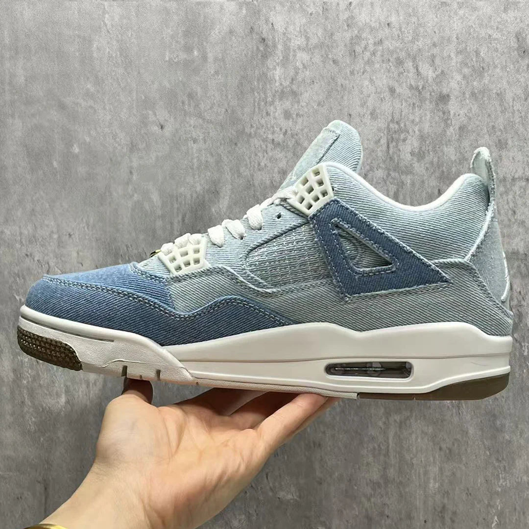 AJ 4 Denim Worn Blue Shoes Sneakers – nk0004418 image 12