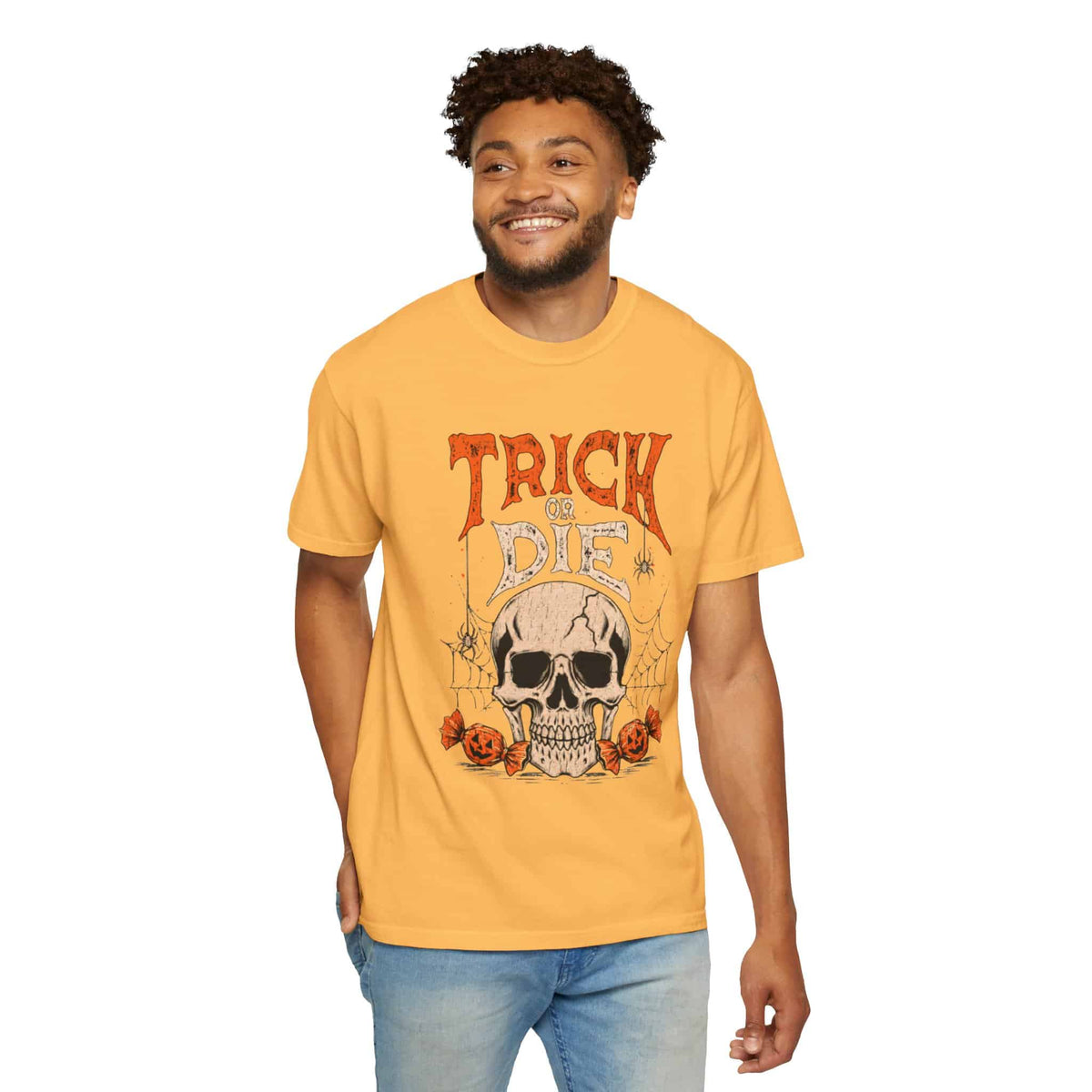 TRICK OR DIE Unisex Garment-Dyed T-shirt image 48