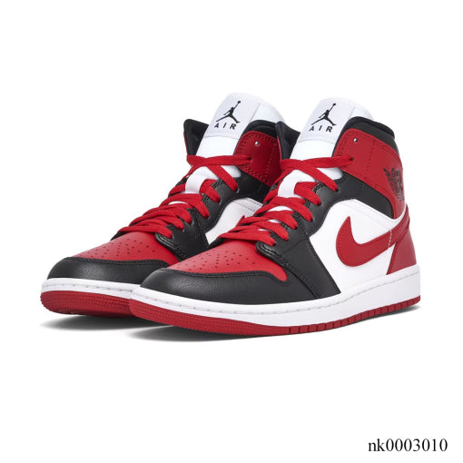 AJ 1 Mid Alternate Bred Toe Shoes Sneakers - nk0003010 image 2