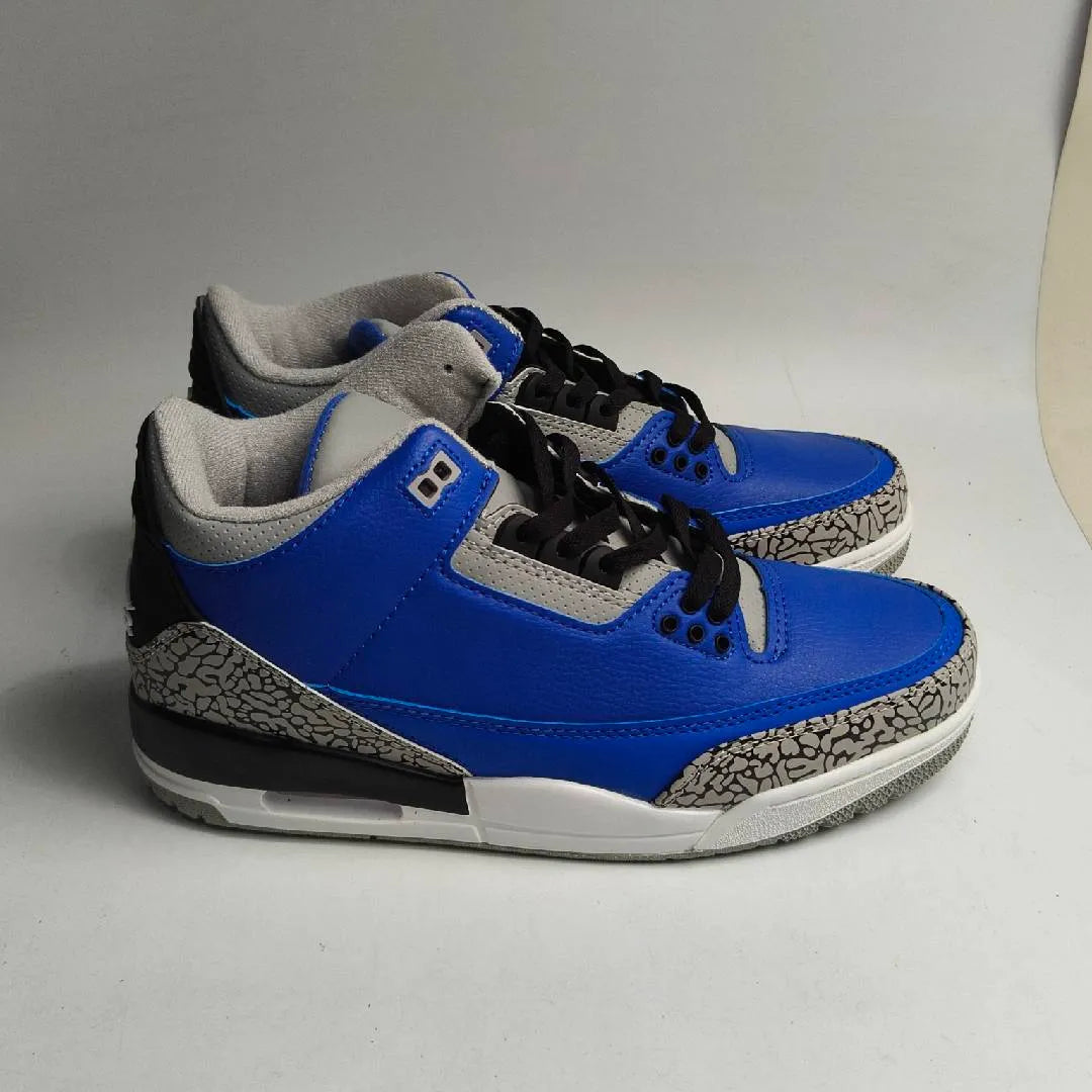 AJ 3 Retro Varsity Royal Cement Shoes Sneakers - nk0000759 image 3