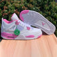 AJ 4 White Pink Oreo Shoes Sneakers - nk0003985 image 3