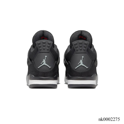 AJ 4 Retro Black Canvas Shoes Sneakers - nk0002275 image 5