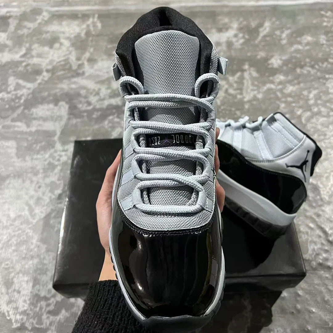 AJ 11 Black Cool Grey Shoes Sneakers – nk0004386 image 4
