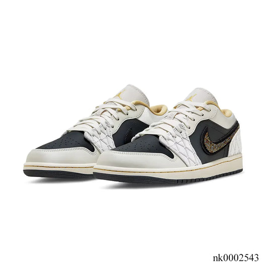 AJ 1 Low Beaded Swoosh Shoes Sneakers - nk0002543 image 2