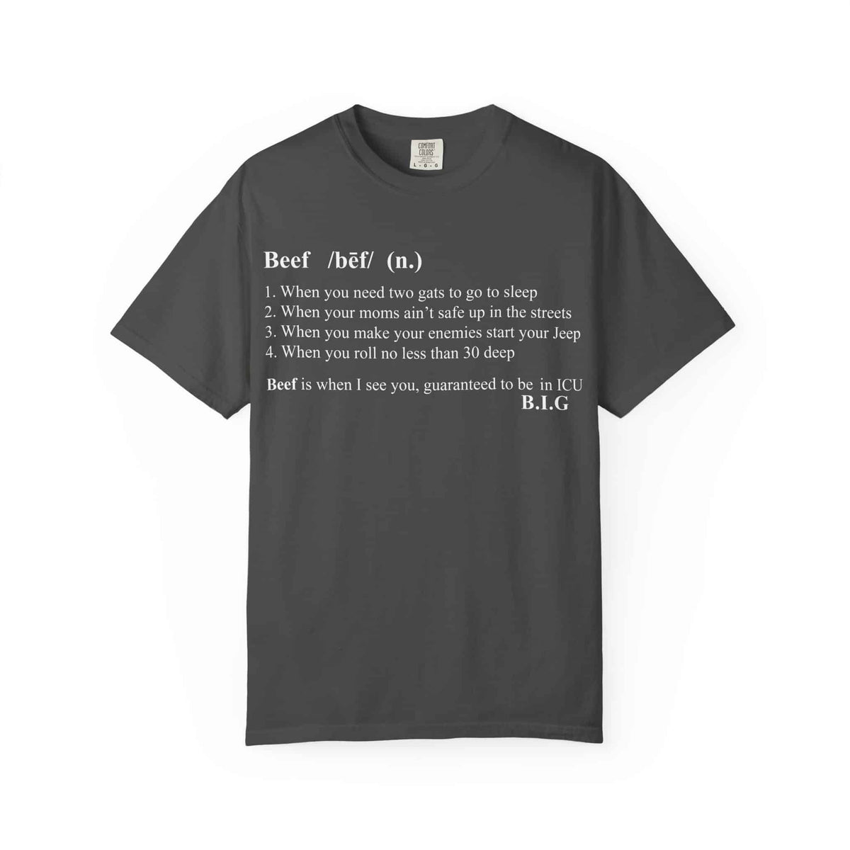 Beef Definition Unisex Garment-Dyed T-shirt image 52