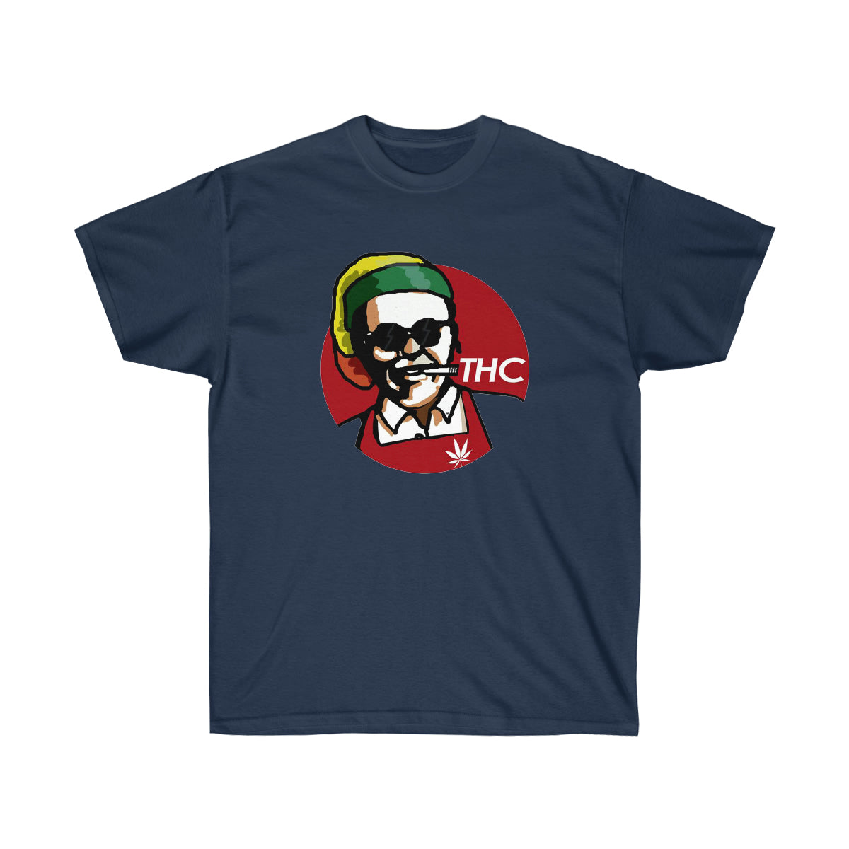 THC Red King Men T-Shirt - Navy, XL image