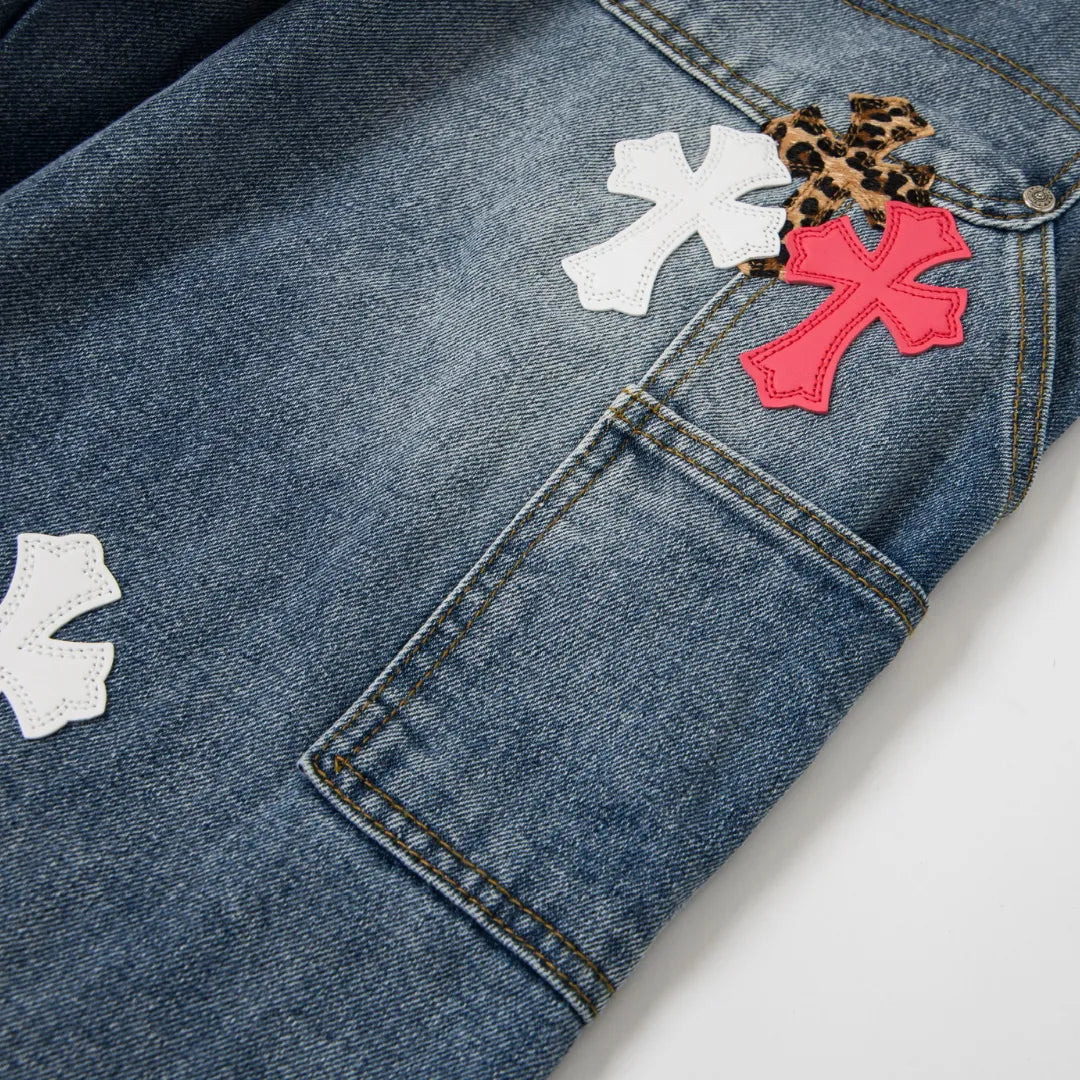 CH Cross Patch Jeans - CH0117 image 13