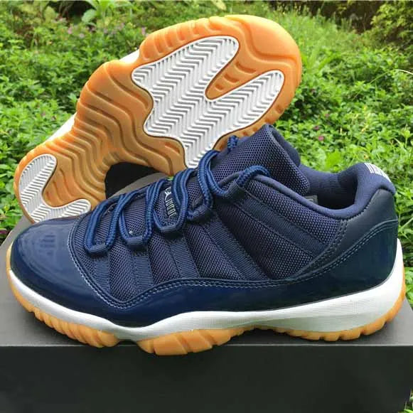 AJ 11 Retro Low Navy Gum Shoes Sneakers - nk0004099 image 6