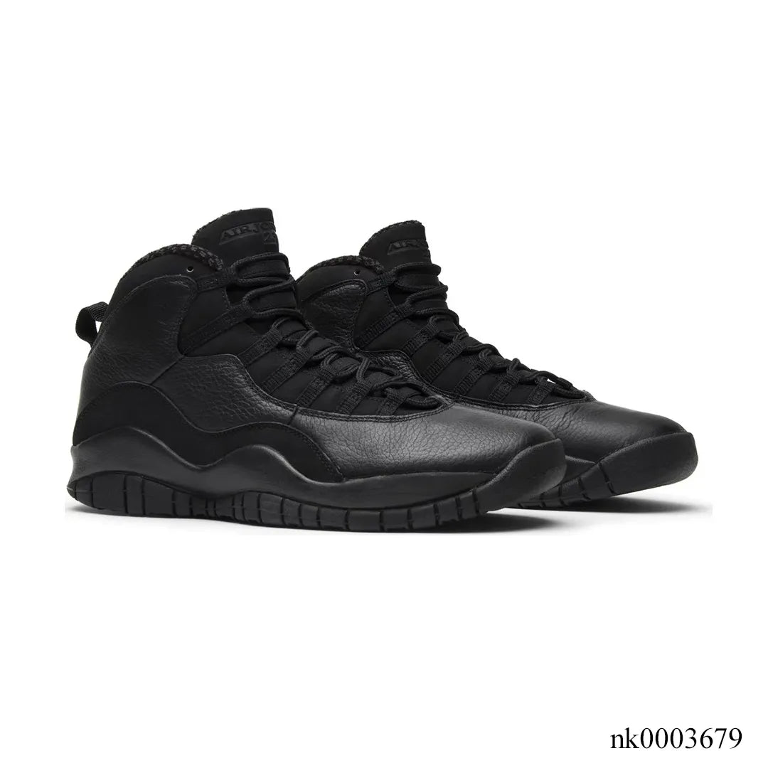 AJ 10 Retro Blackout Shoes Sneakers - nk0003679 image 2