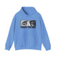 Graphic Print Hooded Sweatshirt - POD0039 - L, Carolina Blue image