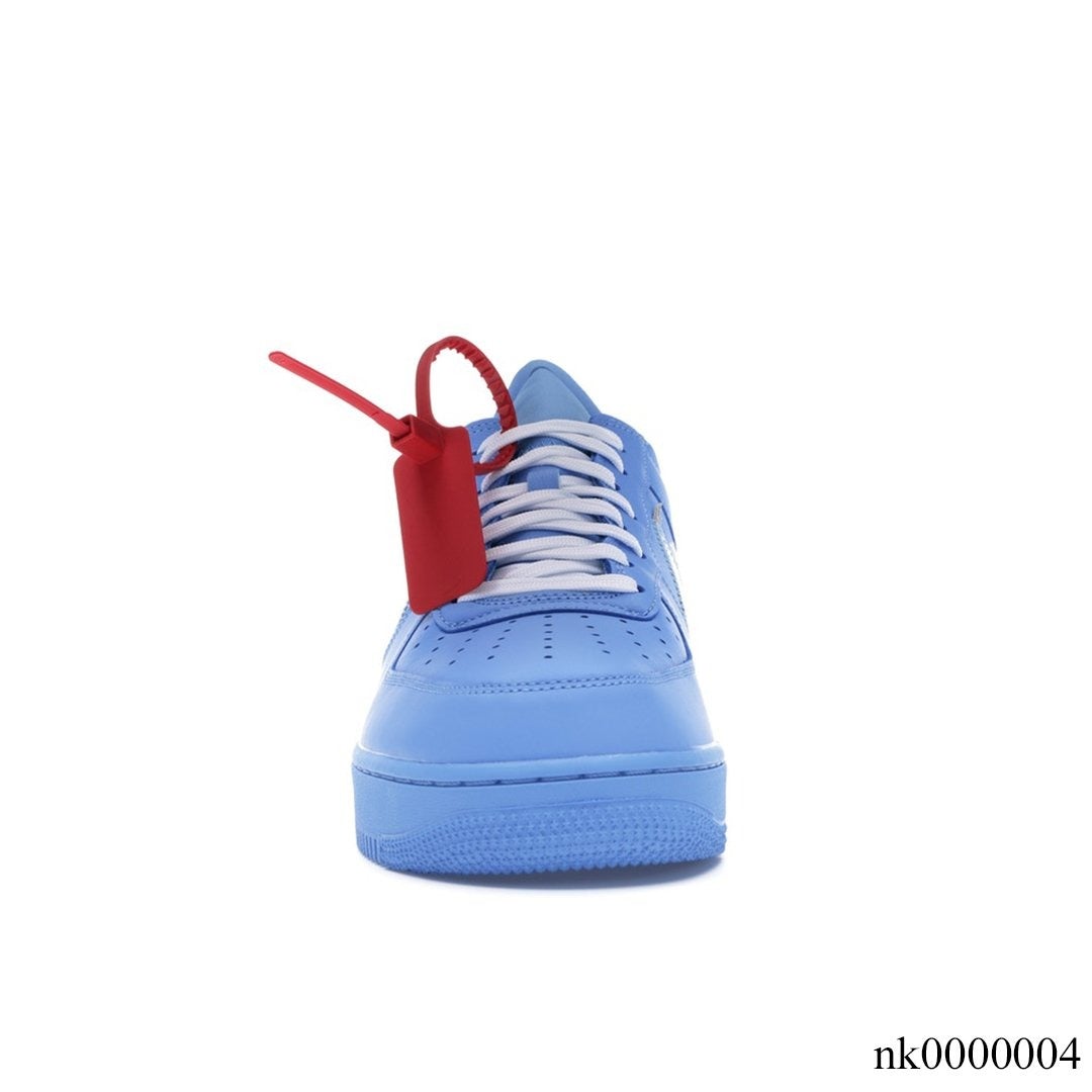 AF 1 Low OW MCA University Blue Shoes Sneakers - nk0000004 image 4