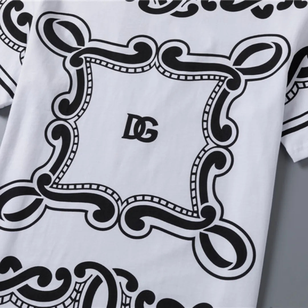 D&G Bandanna Print T-shirt in White - 106 - dng0000106 image 6