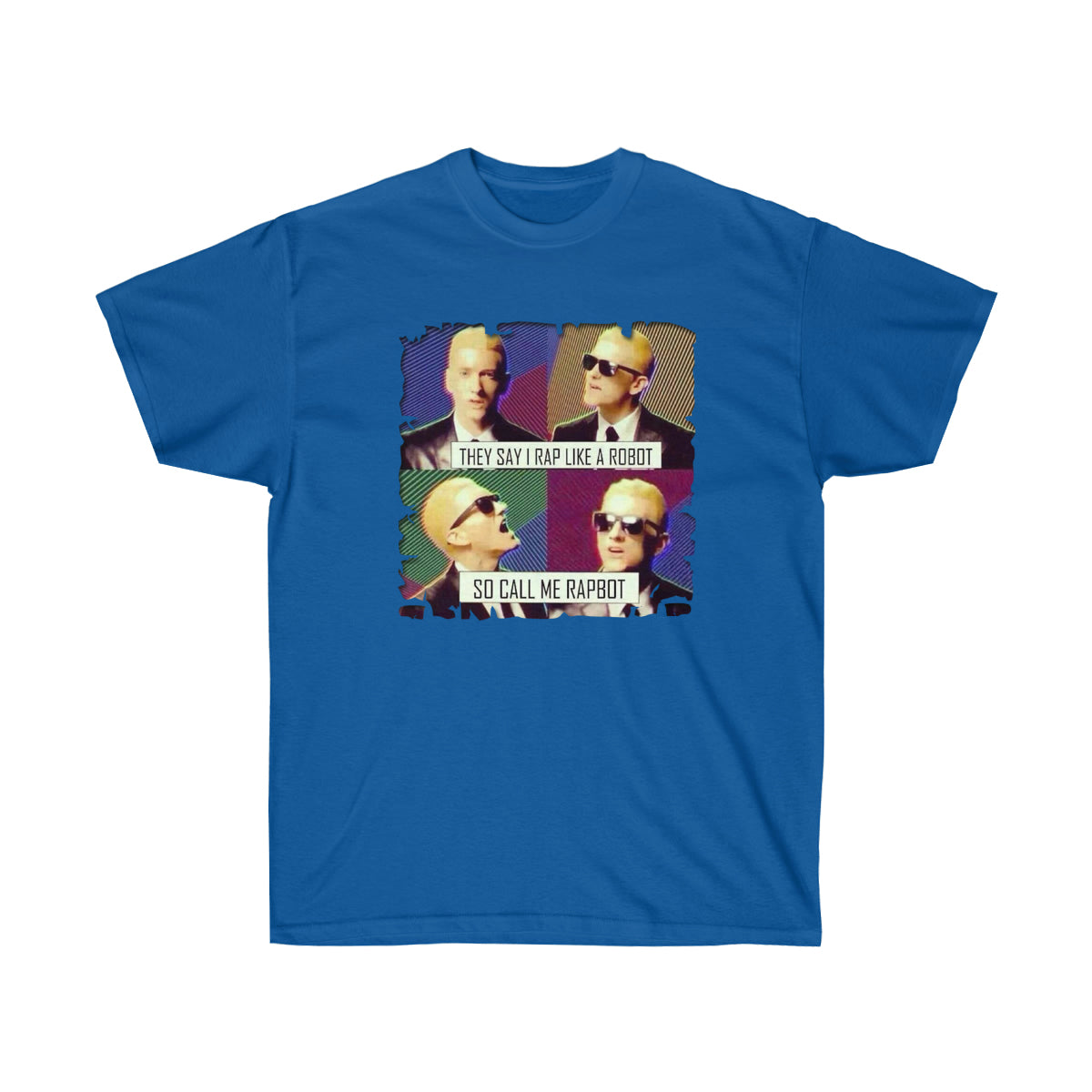 Call Me Rapbot Men T-Shirt - Royal, S image