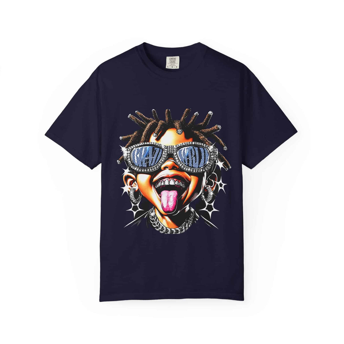 Diamond Drip Unisex Garment-Dyed T-shirt image