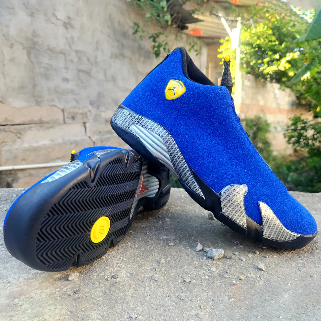 AJ 14 Ferrari Blue Shoes Sneakers - nk0004580 image 4