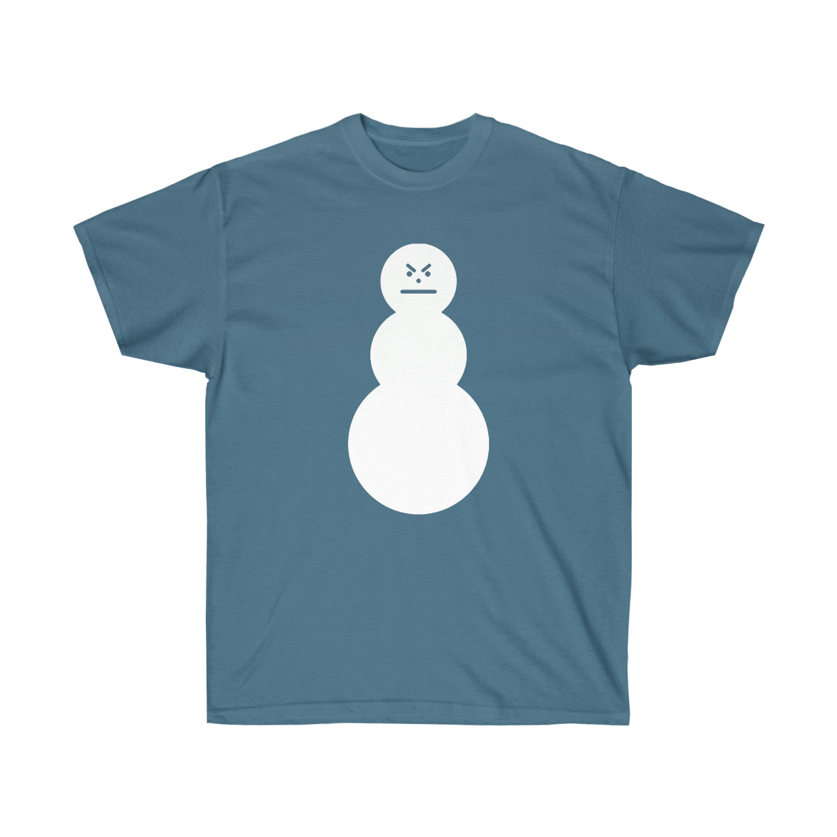 Jeezy Snowman Men T-Shirt - Indigo Blue, 2XL image