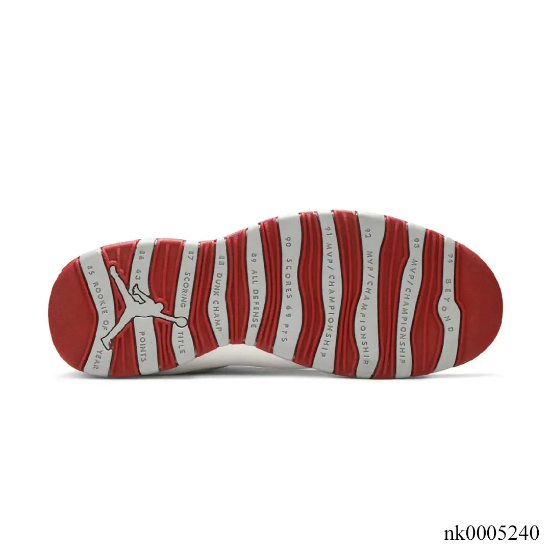 AJ 10 Retro ‘Red Steel’ Shoes Sneakers - nk0005240 image 4