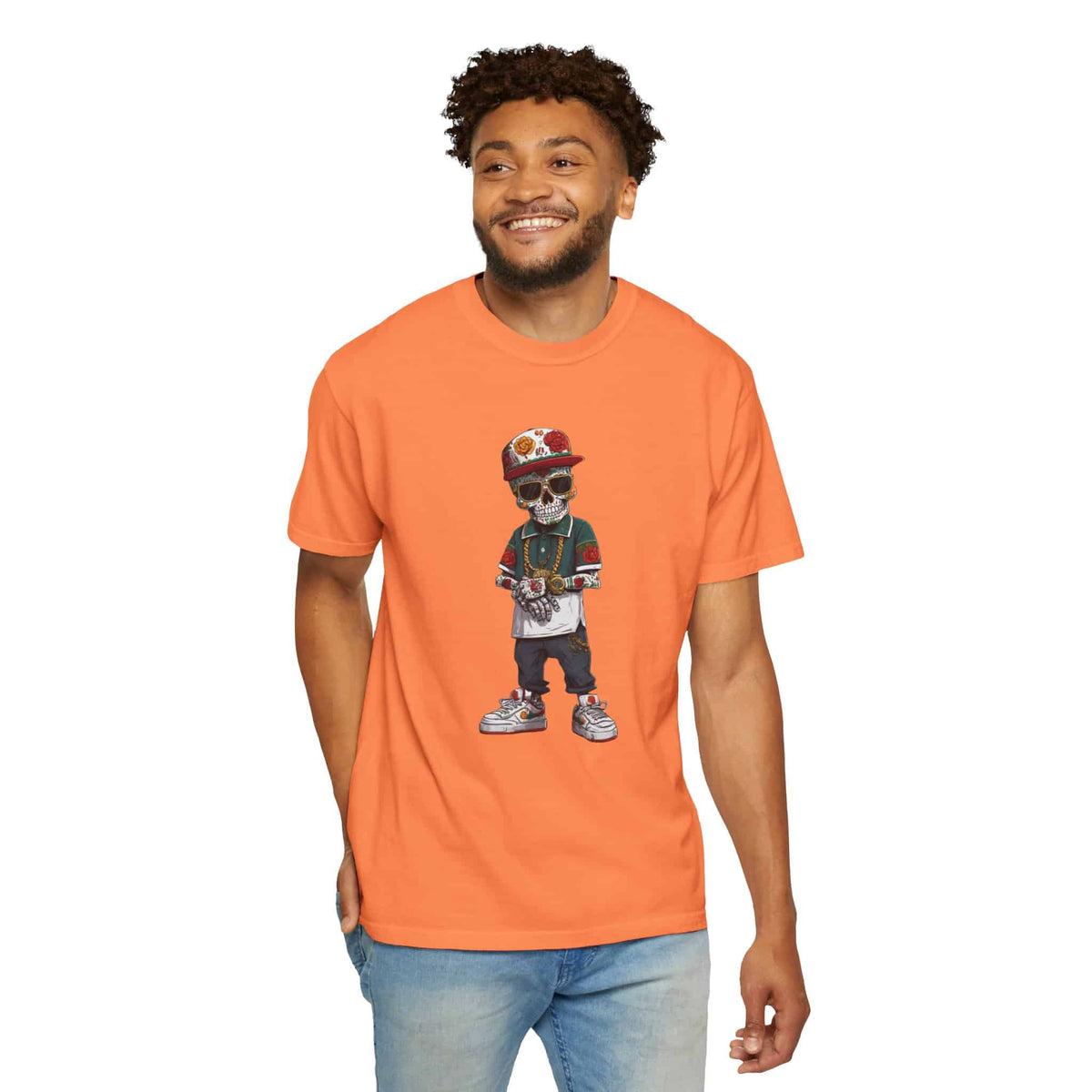 Skull Luxury Unisex Garment-Dyed T-shirt image 11