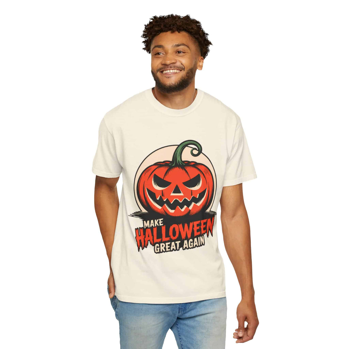 Make Halloween Great Again Unisex Garment-Dyed T-shirt image 32