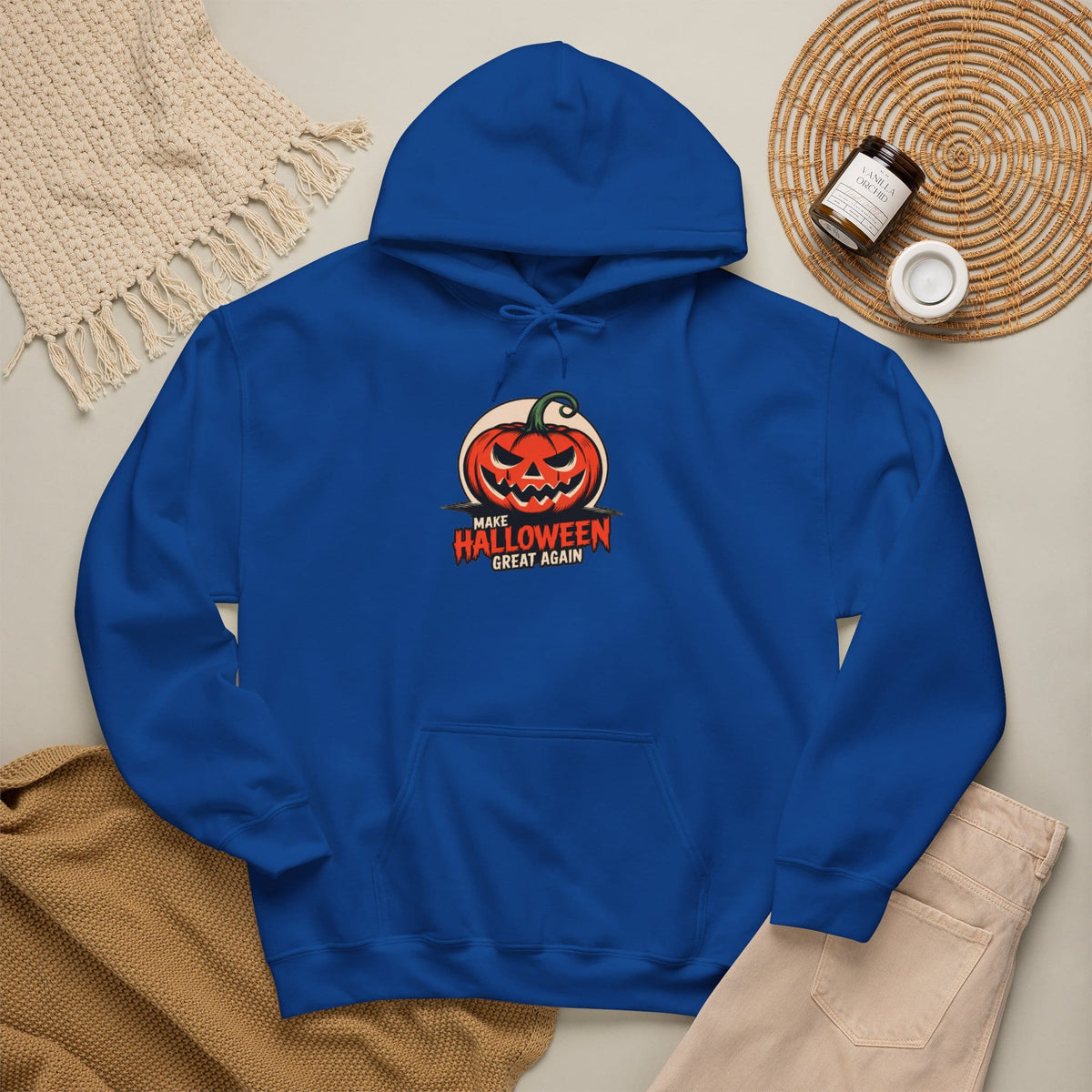 Make Halloween Great Again Hooded Sweatshirt image 64