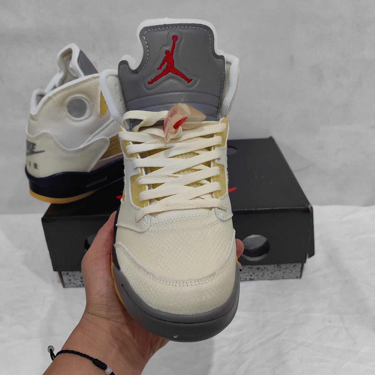AJ 5 Retro OW Sail Shoes Sneakers - nk0000692 image 6