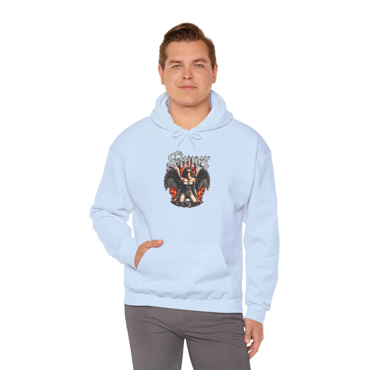 Sinner’s Flame Hooded Sweatshirt image 115