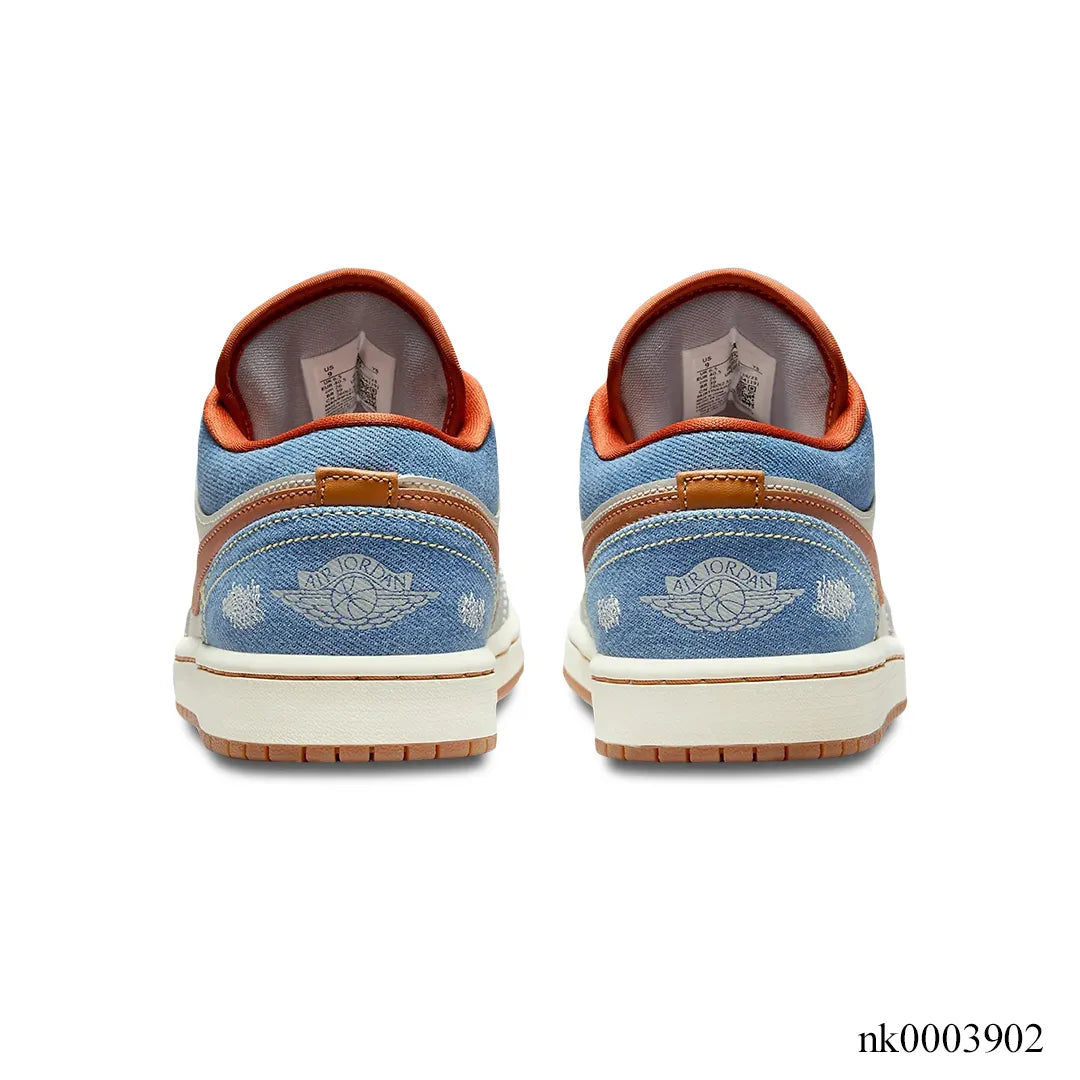 AJ 1 Low Phantom Denim Shoes Sneakers - nk0003902 image 4