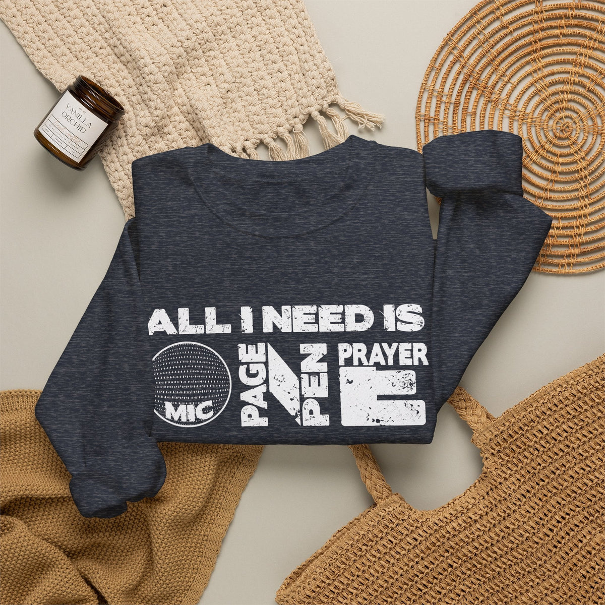 ALL_I_NEED_IS Crewneck Sweatshirt image 31