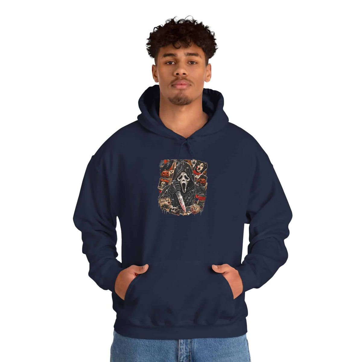 Halloween Horror Hooded Sweatshirt image 73
