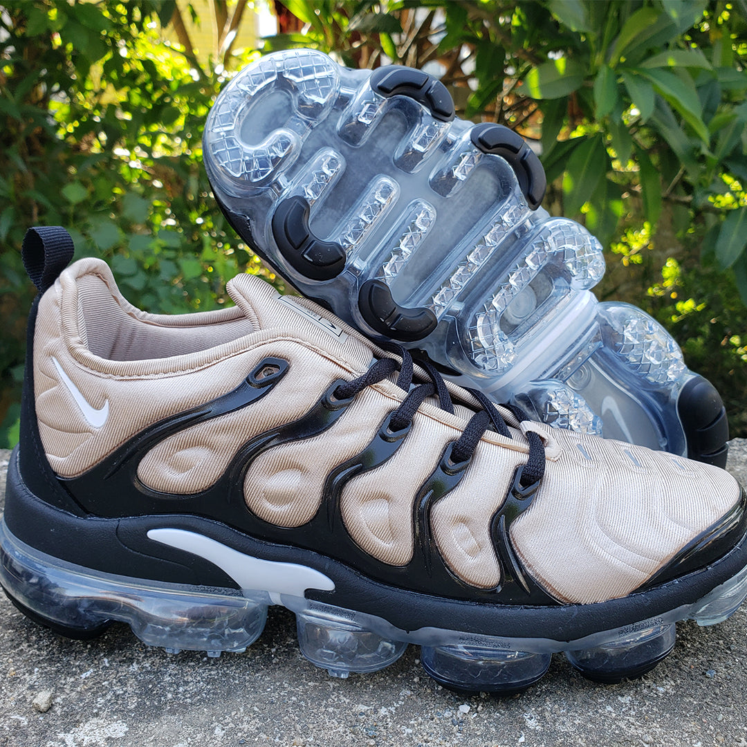 Air VaporMax Plus Black Beige Shoes Sneakers - nk0002291 image 7