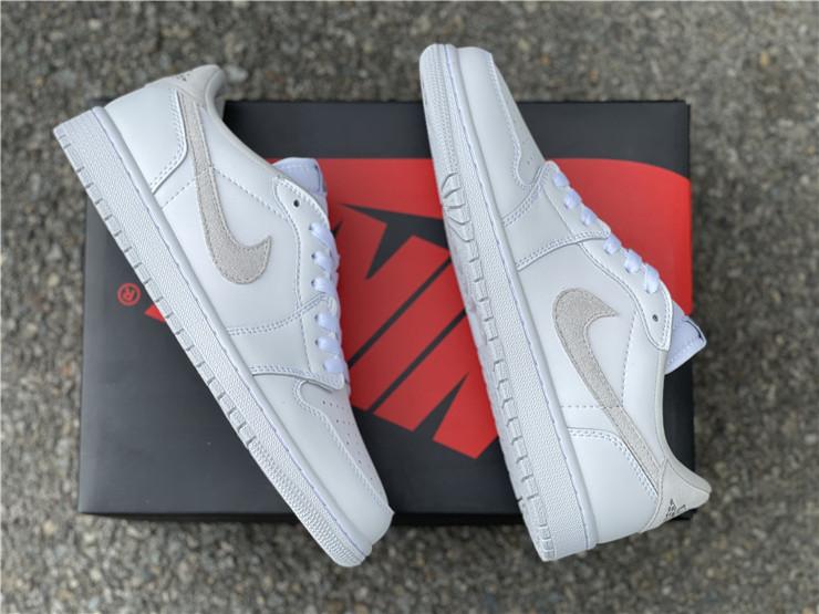 AJ 1 Low OG Neutral Grey Shoes Sneakers - nk0001623 image 5