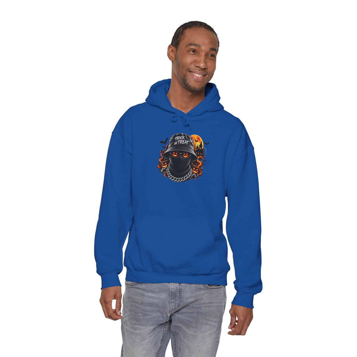Spooky Streetwear Masked Hooded Sweatshirt image 67