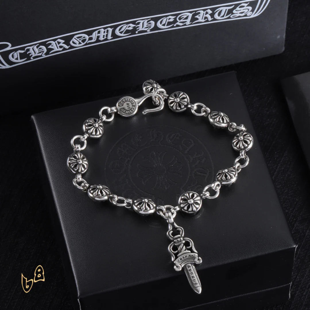 CH Cross Flower Ball Bracelet  - CH0072 image 3
