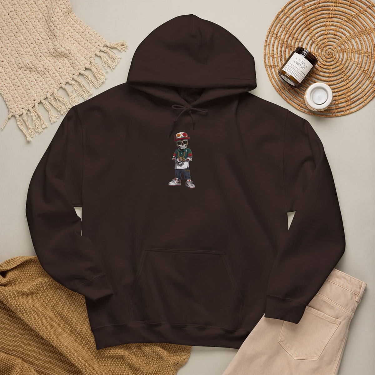Skull Luxury Hooded Sweatshirt image 32
