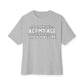 Graphic Print Unisex Oversized Boxy Tee - POD0034 - Athletic Heather, XS image