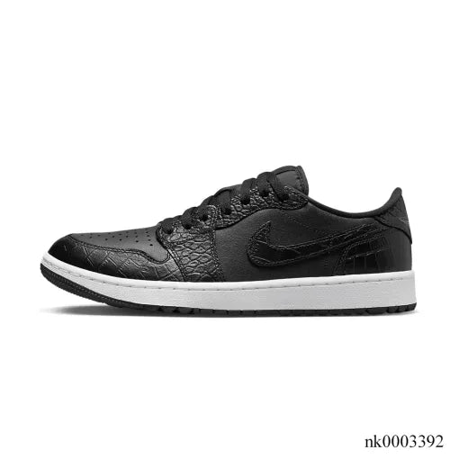 AJ 1 Low Golf Black Crocodile Shoes Sneakers - nk0003392 image 1