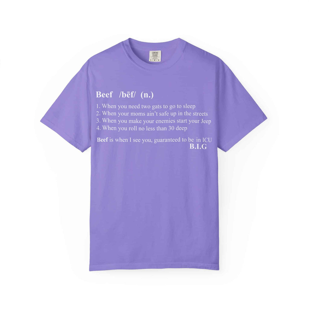Beef Definition Unisex Garment-Dyed T-shirt image