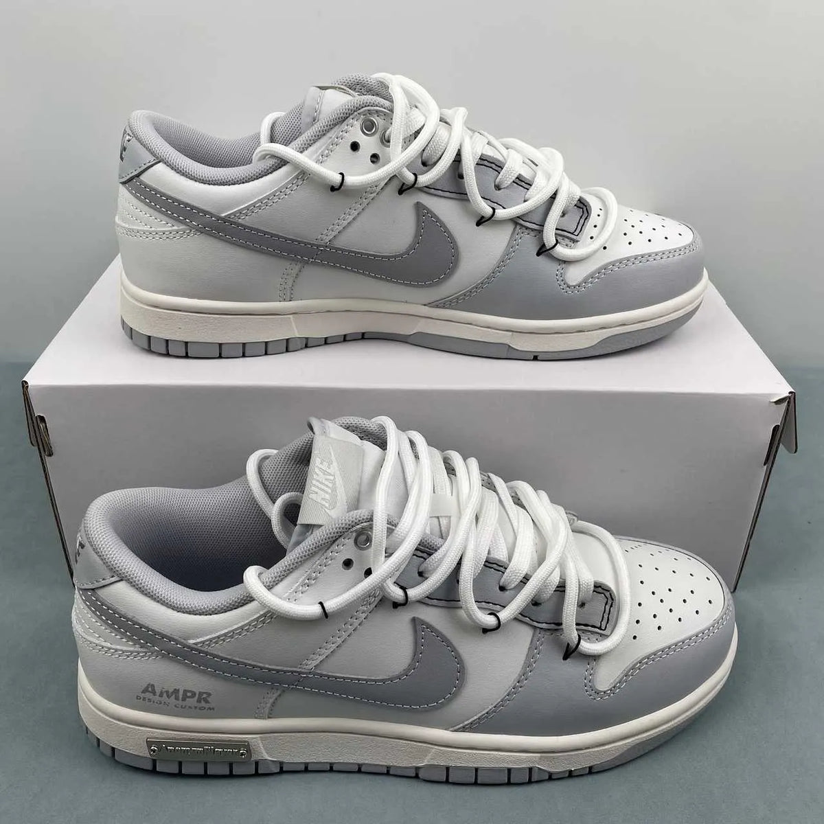 Dunk Low "White/Grey Fog" Shoes Sneakers - nk0005384 image 3