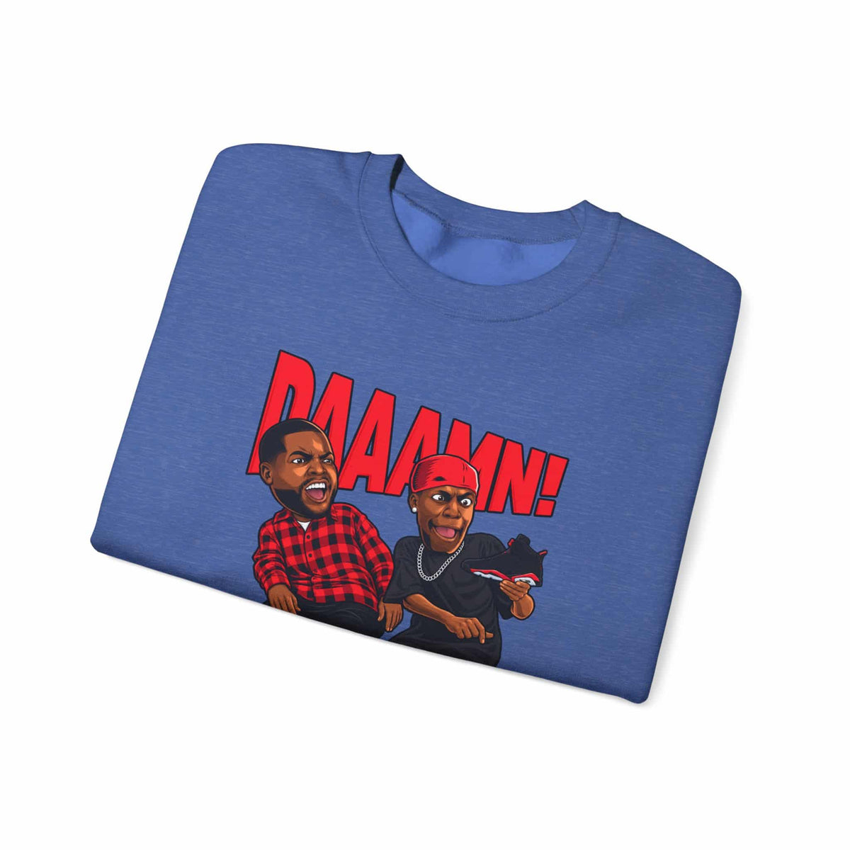 Graphic Print Crewneck Sweatshirt - POD0035 image 6