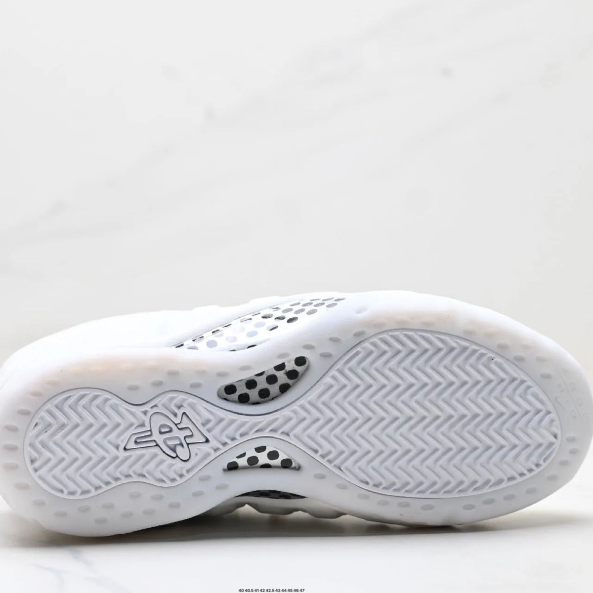 Air Foamposite One Triple White Shoes Sneakers – nk0004427 image 4