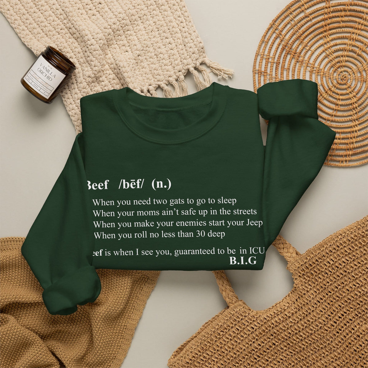 Beef Definition Crewneck Sweatshirt image 19