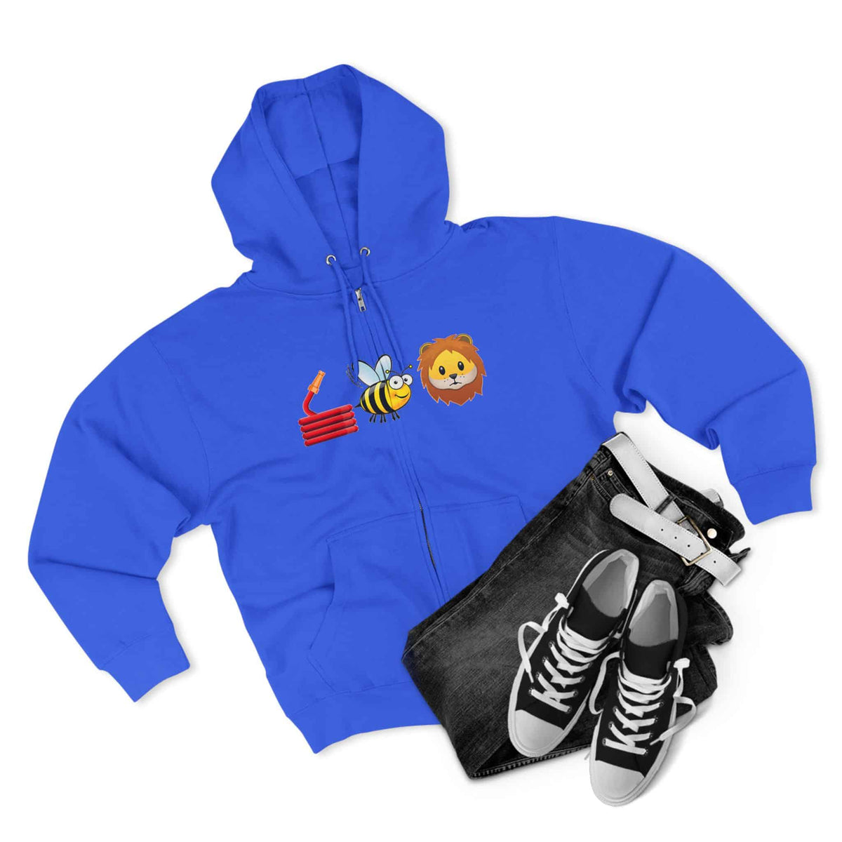Bee Unisex Zip Hoodie image 21