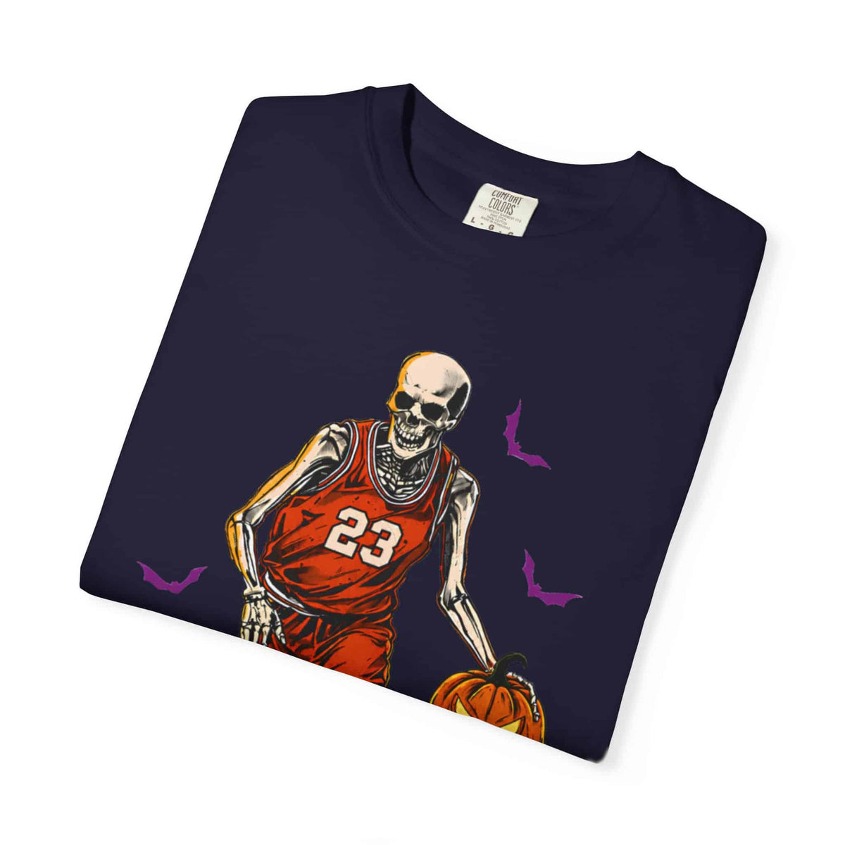 Halloween Basketball Unisex Garment-Dyed T-shirt image 68