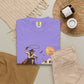 Halloween Basketball Skeleton Unisex Garment-Dyed T-shirt image 77