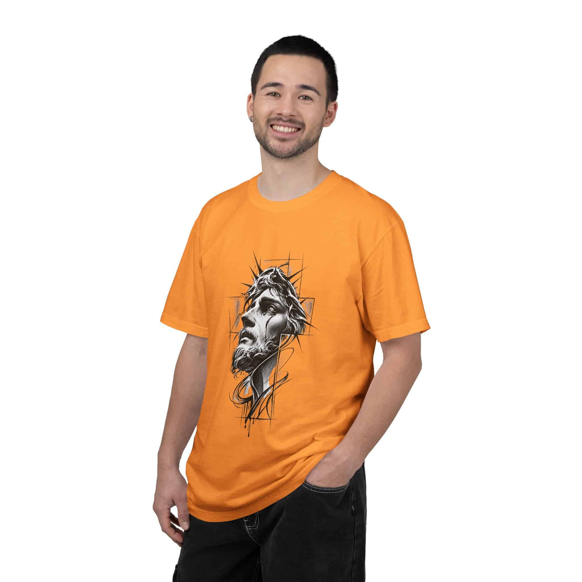 Crown of Faith 1 Unisex Garment-Dyed T-shirt image 44