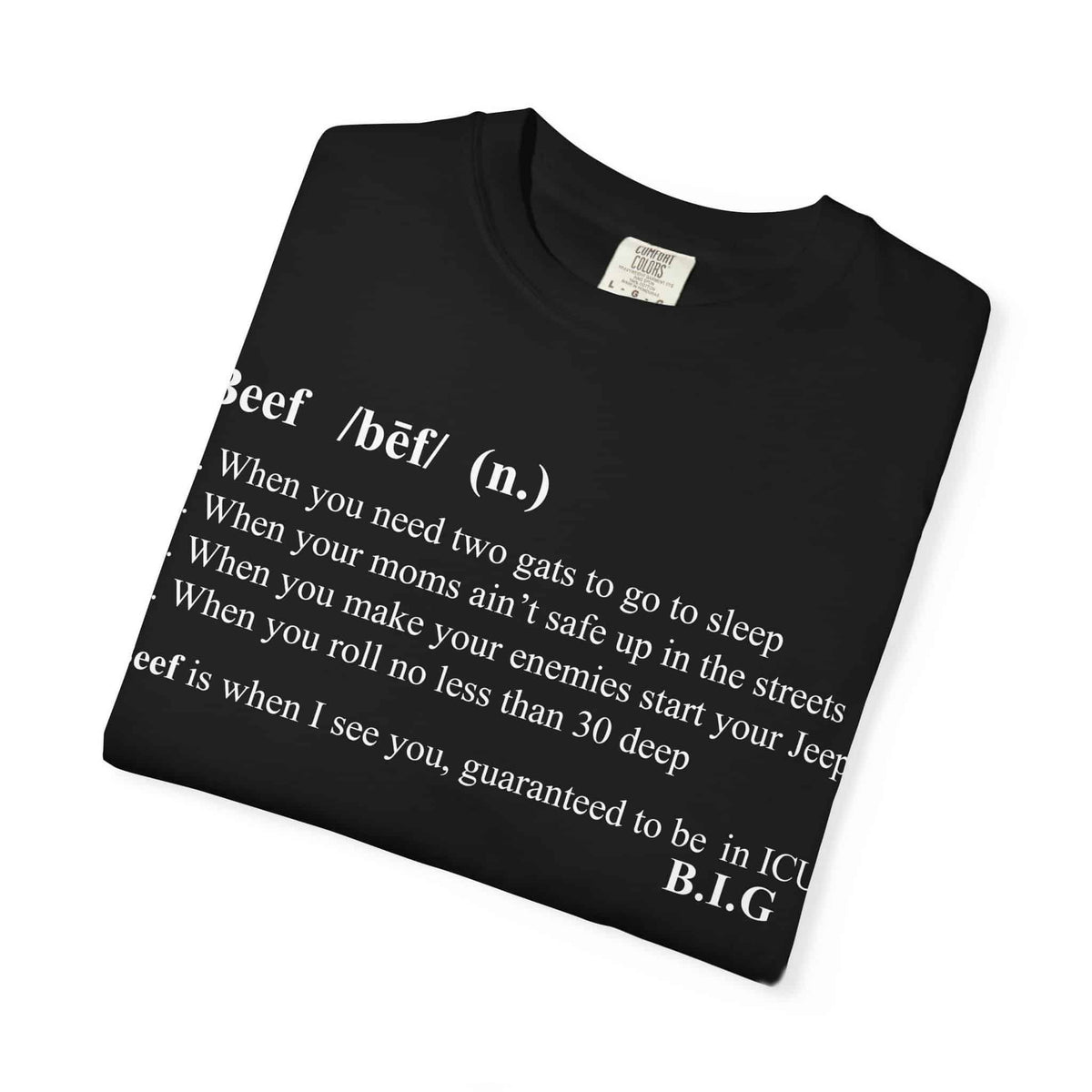 Beef Definition Unisex Garment-Dyed T-shirt image 2
