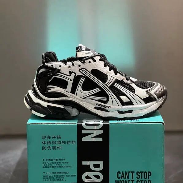 BLCG Runner White Black Shoes Sneakers - bl0000036 image 2