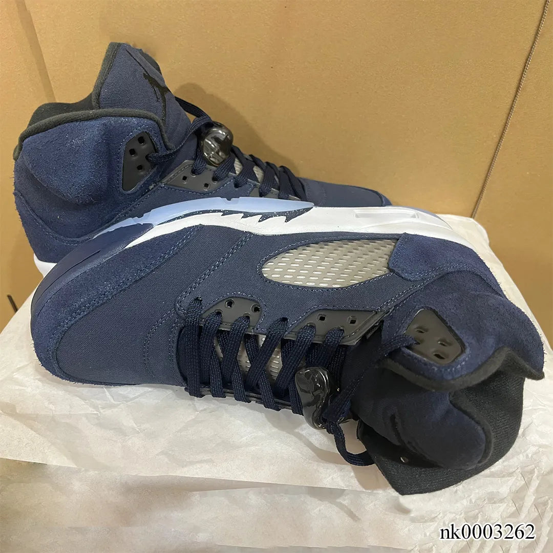 AJ 5 Midnight Navy Shoes Sneakers - nk0003262 image 7