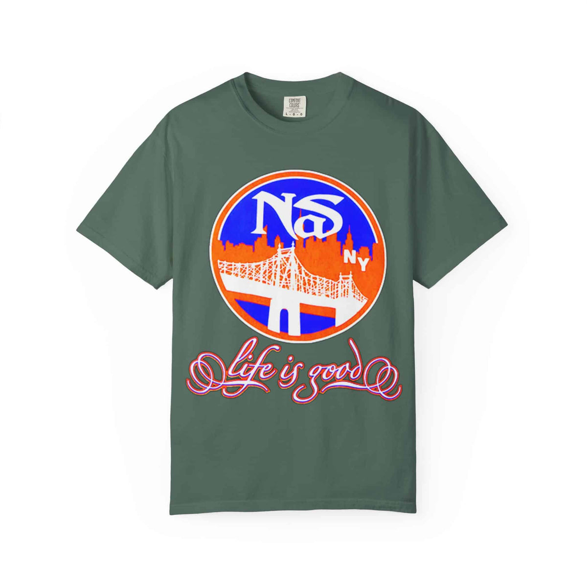 Life Is Good Unisex Garment-Dyed T-shirt image